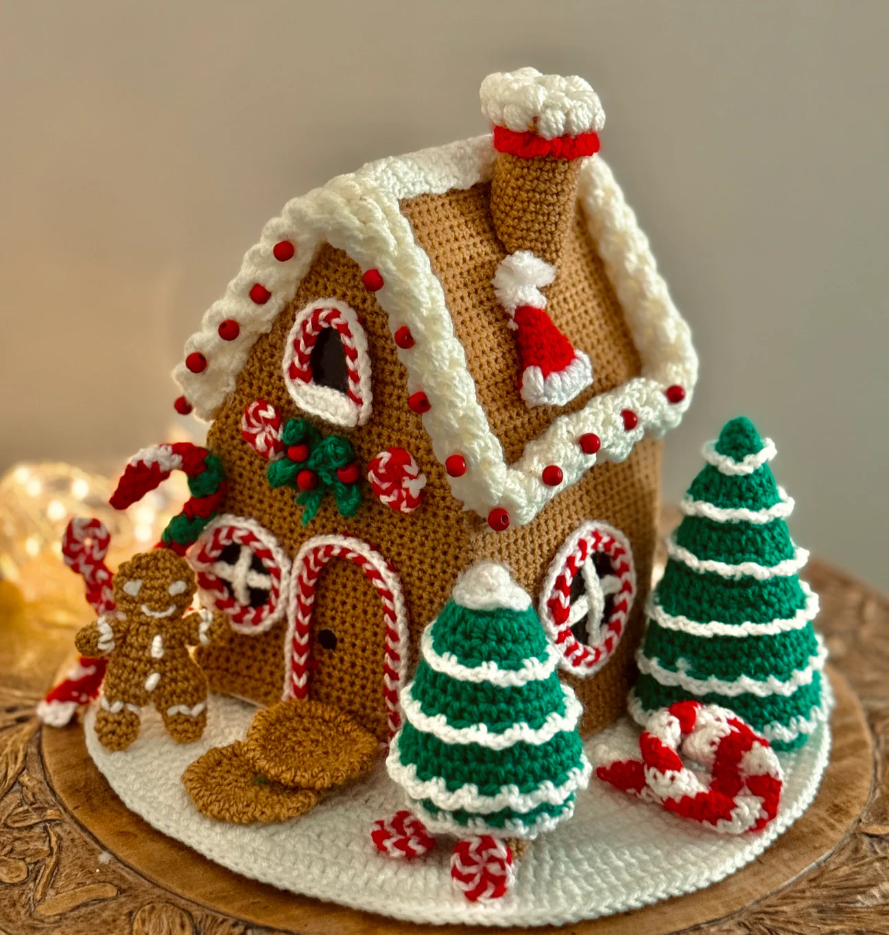 Christmas Gingerbread House Crochet Patterns Set