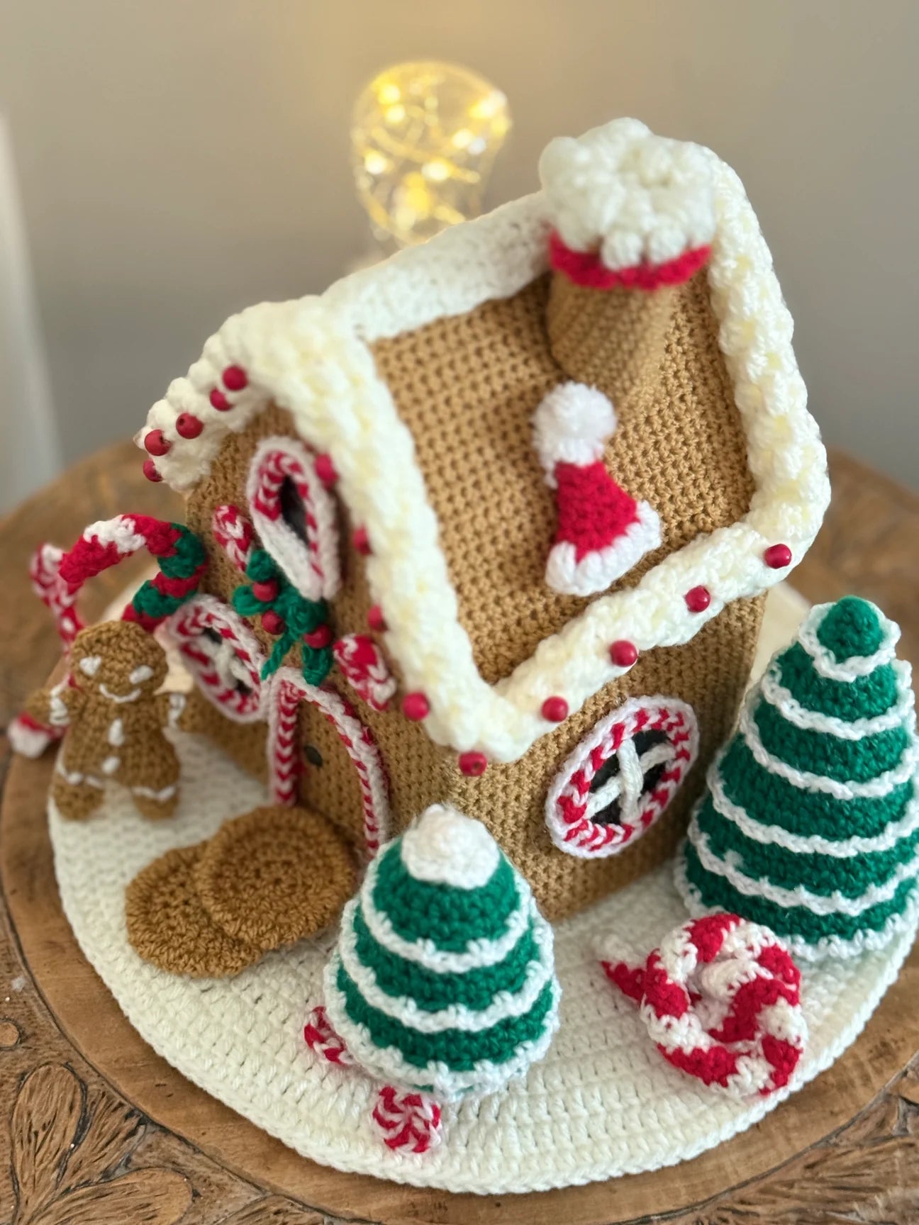 Christmas Gingerbread House Crochet Patterns Set