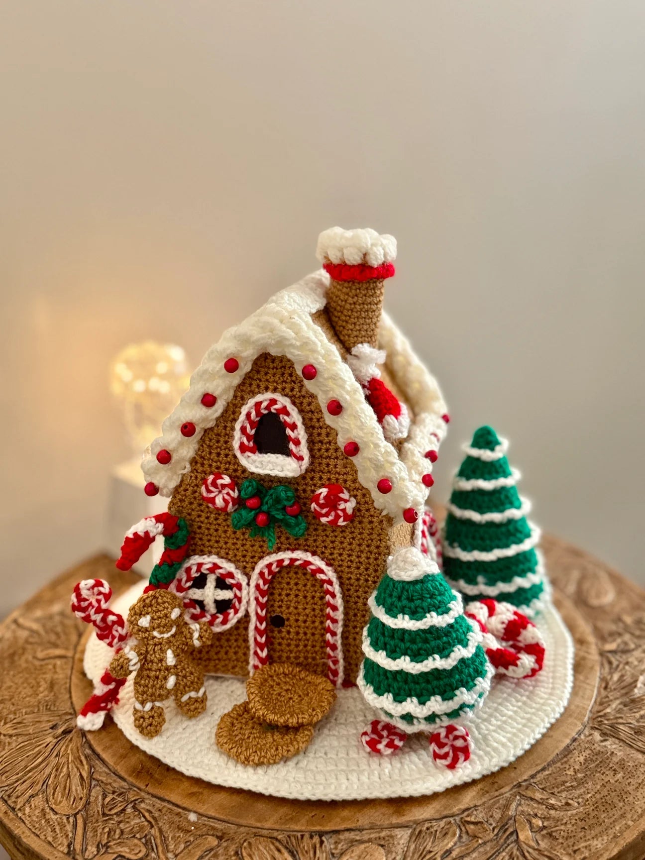 Christmas Gingerbread House Crochet Patterns Set